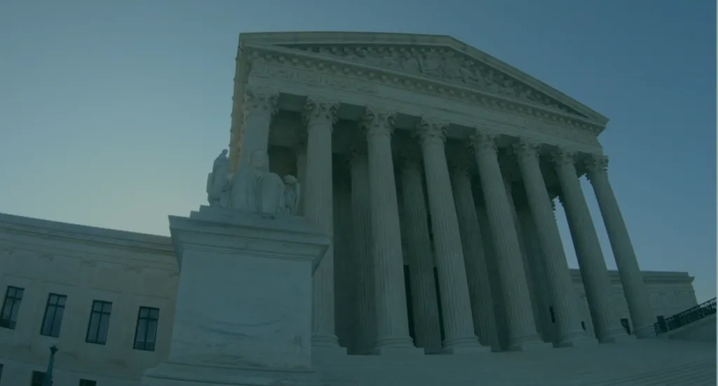 Supreme Court courthouse view before they released decision in Chatrie v United States